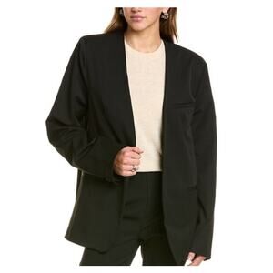 Sophie Rue Black Pauline Oversized Blazer Jacket Medium